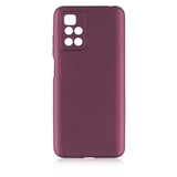 Xiaomi Redmi 10 Kılıf Zore Premier Silikon Kapak Mürdüm