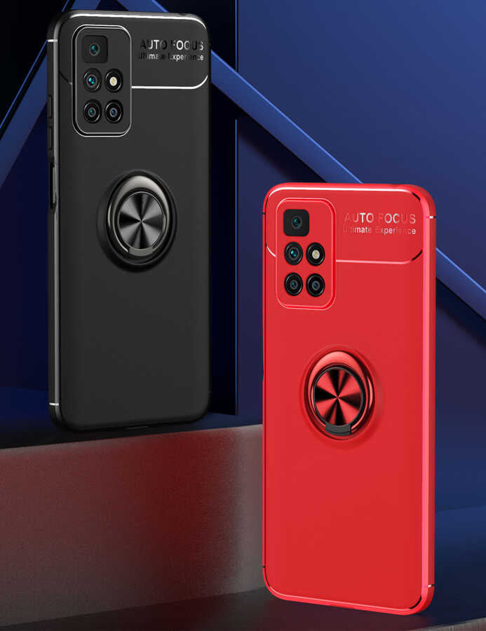 Xiaomi Redmi 10 Kılıf Zore Ravel Silikon Kapak Siyah