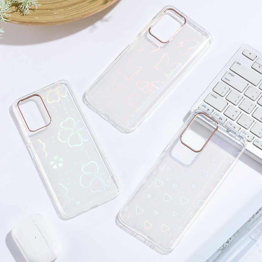 Xiaomi Redmi 10 Kılıf Zore Sidney Desenli Sert Kapak Heart No1