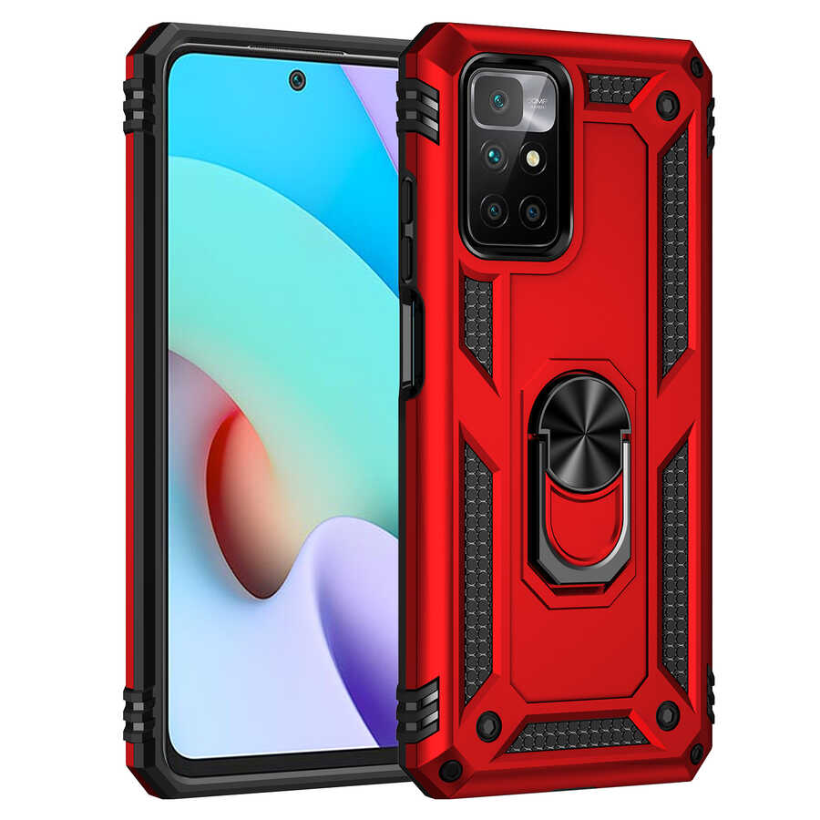 Xiaomi Redmi 10 Kılıf Zore Vega Kapak Mavi