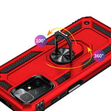 Xiaomi Redmi 10 Kılıf Zore Vega Kapak Kırmızı