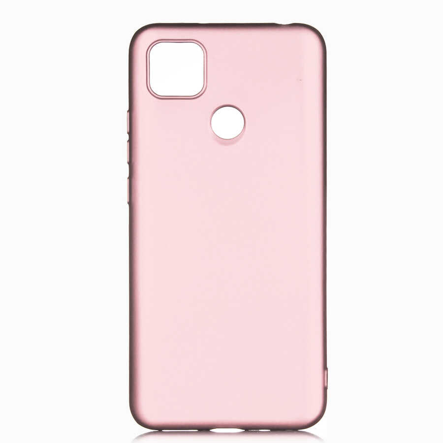 Xiaomi Redmi 10A Kılıf Zore Premier Silikon Kapak Rose Gold