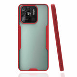 Xiaomi Redmi 10C Kılıf Zore Parfe Kapak Kırmızı