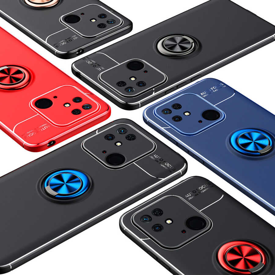 Xiaomi Redmi 10C Kılıf Zore Ravel Silikon Kapak Mavi