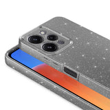 Xiaomi Redmi 12 Kılıf Kamera Korumalı Simli Lüks Zore Koton Kapak Lila