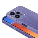 Xiaomi Redmi 12 Kılıf Kamera Korumalı Simli Lüks Zore Koton Kapak Pembe Koyu