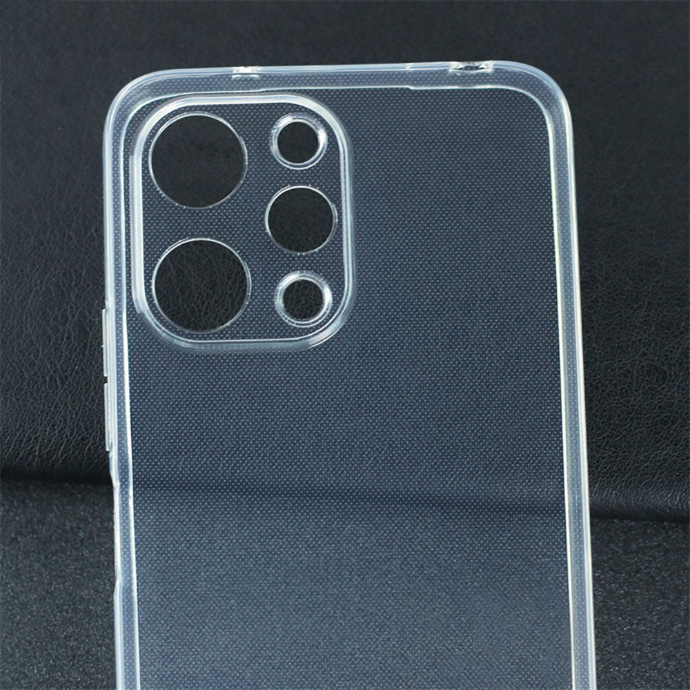 Xiaomi Redmi 12 Kılıf Zore Süper Silikon Kapak Renksiz