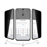 Xiaomi Redmi 12C Hayalet Ekran Koruyucu Davin Privacy Seramik Ekran Filmi Siyah
