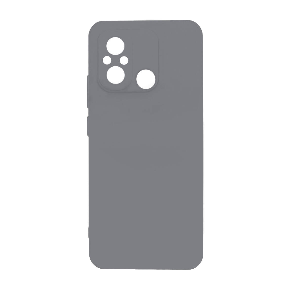 Xiaomi Redmi 12C Kılıf Zore Biye Silikon Gri