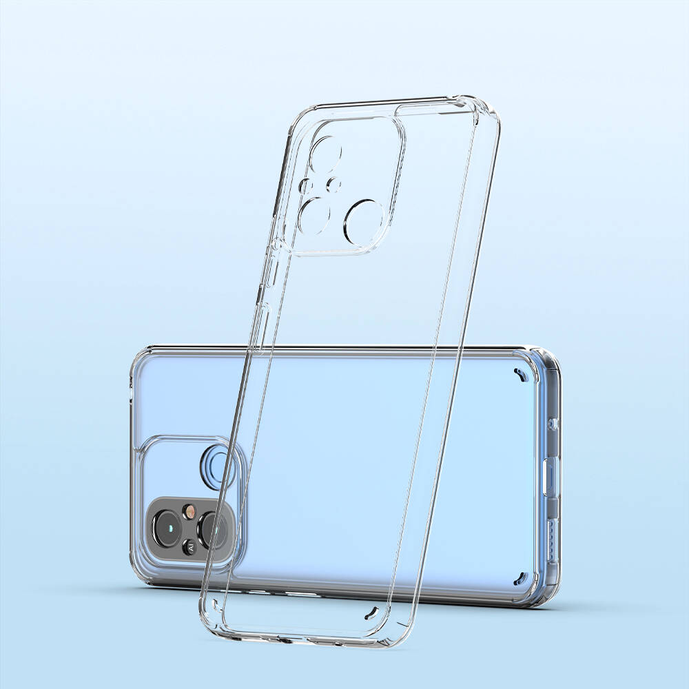 Xiaomi Redmi 12C Kılıf Zore Coss Kapak Renksiz