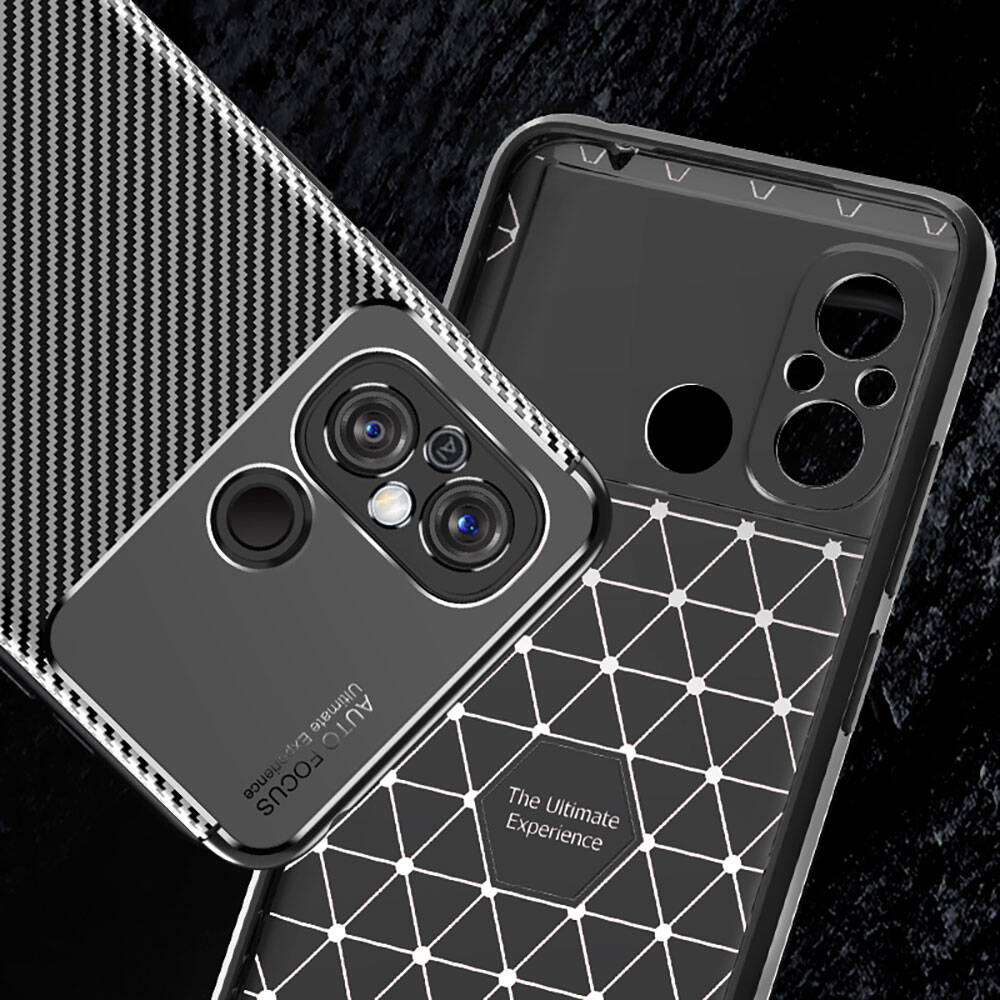 Xiaomi Redmi 12C Kılıf Zore Negro Silikon Kapak Siyah