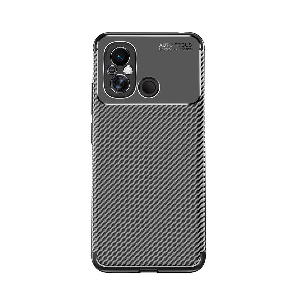 Xiaomi Redmi 12C Kılıf Zore Negro Silikon Kapak Siyah