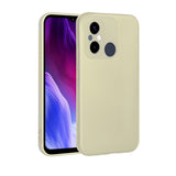 Xiaomi Redmi 12C Kılıf Zore Premier Silikon Kapak Gold