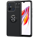 Xiaomi Redmi 12C Kılıf Zore Ravel Silikon Kapak Siyah