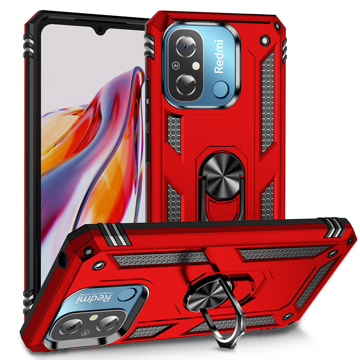 Xiaomi Redmi 12C Kılıf Zore Vega Kapak Mavi