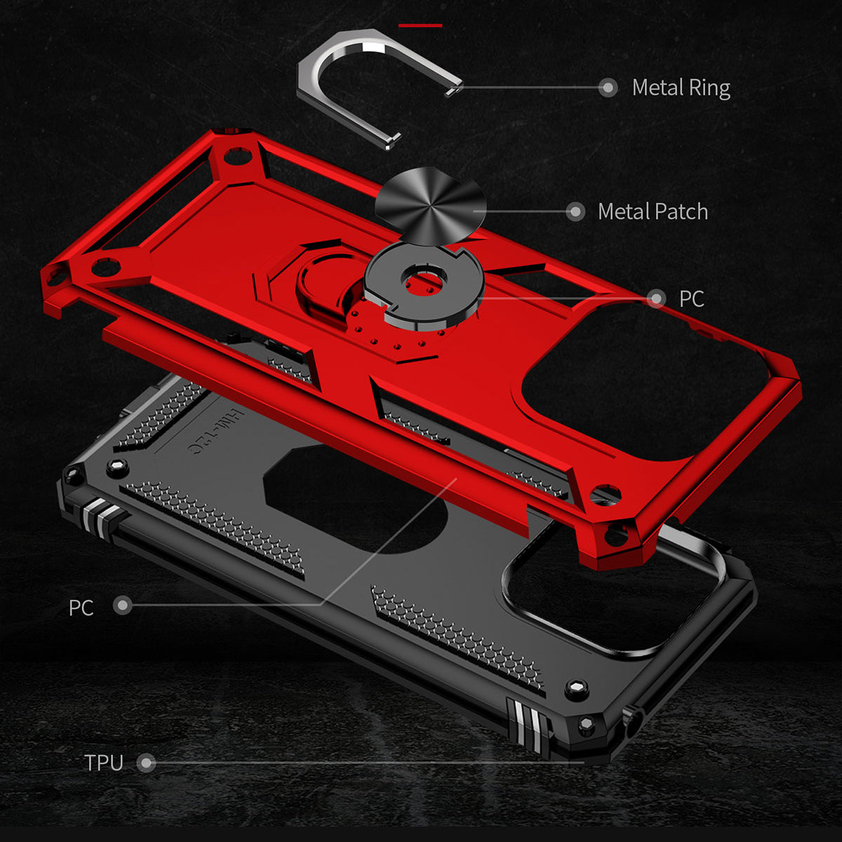 Xiaomi Redmi 12C Kılıf Zore Vega Kapak Mavi