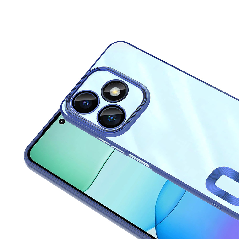Xiaomi Redmi 13 4G Kılıf Kamera Korumalı Logo Gösteren Zore Omega Kapak Siyah