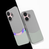 Xiaomi Redmi 13 4G Kılıf Mıknatıslı Zore Duble Kapak Gri