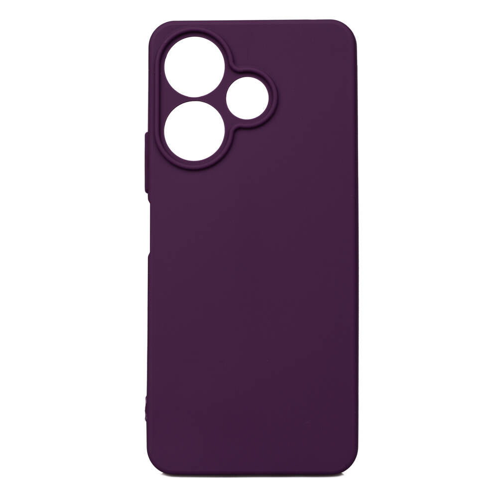 Xiaomi Redmi 13 4G Kılıf Zore Biye Silikon Lila