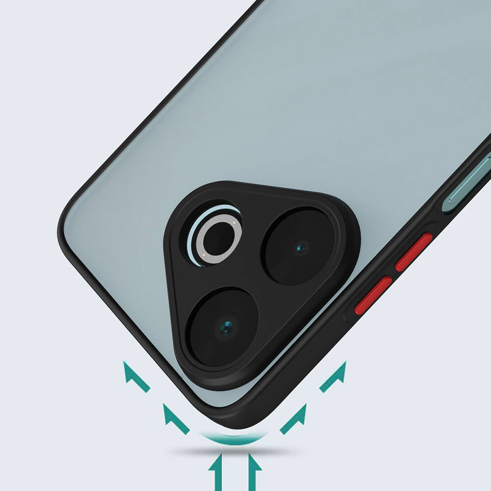 Xiaomi Redmi 13 4G Kılıf Zore Hux Kapak Lacivert