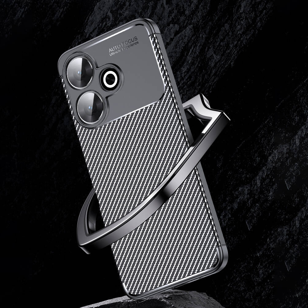 Xiaomi Redmi 13 4G Kılıf Zore Negro Silikon Kapak Siyah