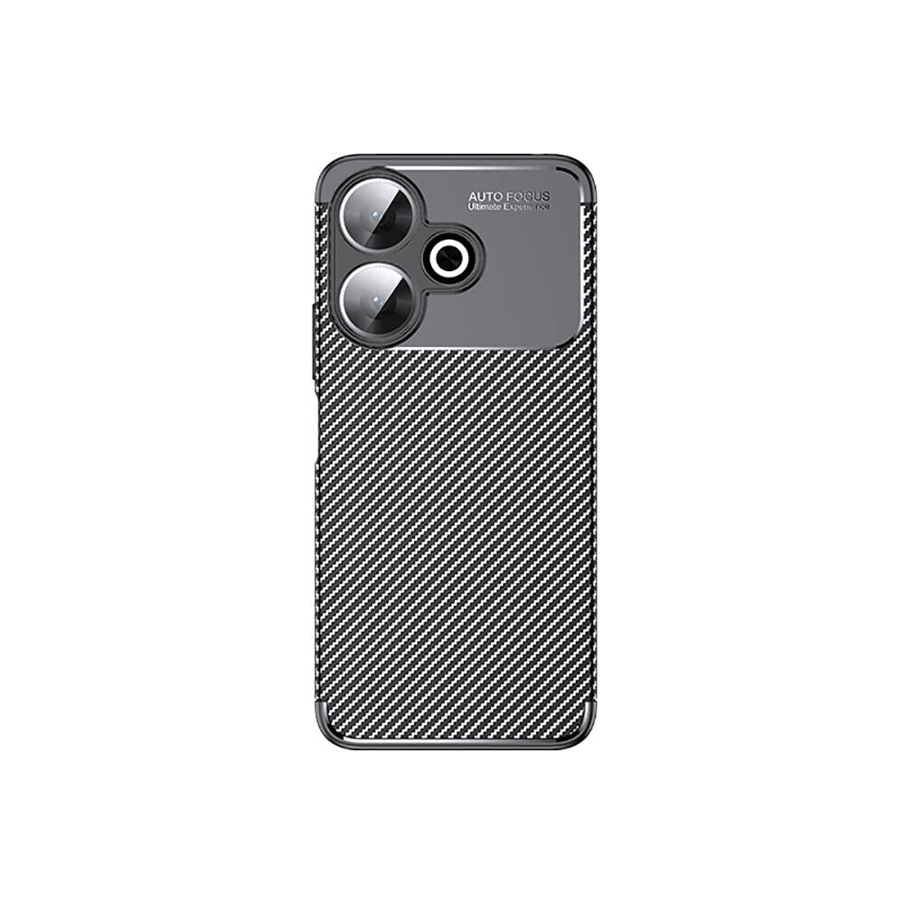 Xiaomi Redmi 13 4G Kılıf Zore Negro Silikon Kapak Siyah