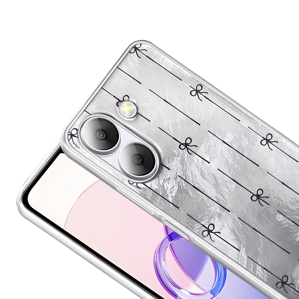 Xiaomi Redmi 13C Kılıf Desenli Zore Mep Kapak Gold Leopar