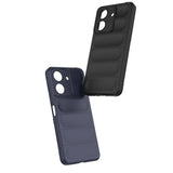 Xiaomi Redmi 13C Kılıf Esnek TPU Oyuklu Arka Yüzey Tasarımlı Zore Etnik Silikon Kapak Siyah