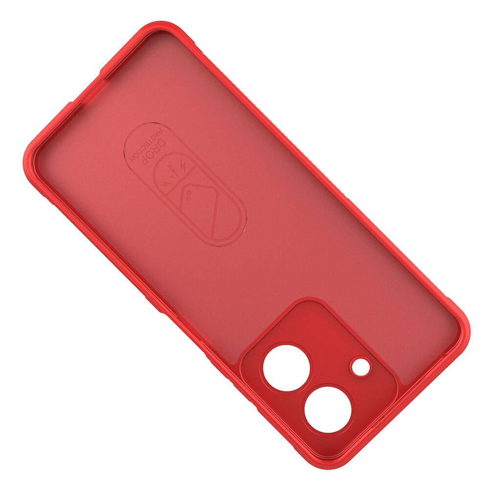 Xiaomi Redmi 13C Kılıf Esnek TPU Oyuklu Arka Yüzey Tasarımlı Zore Etnik Silikon Kapak Siyah