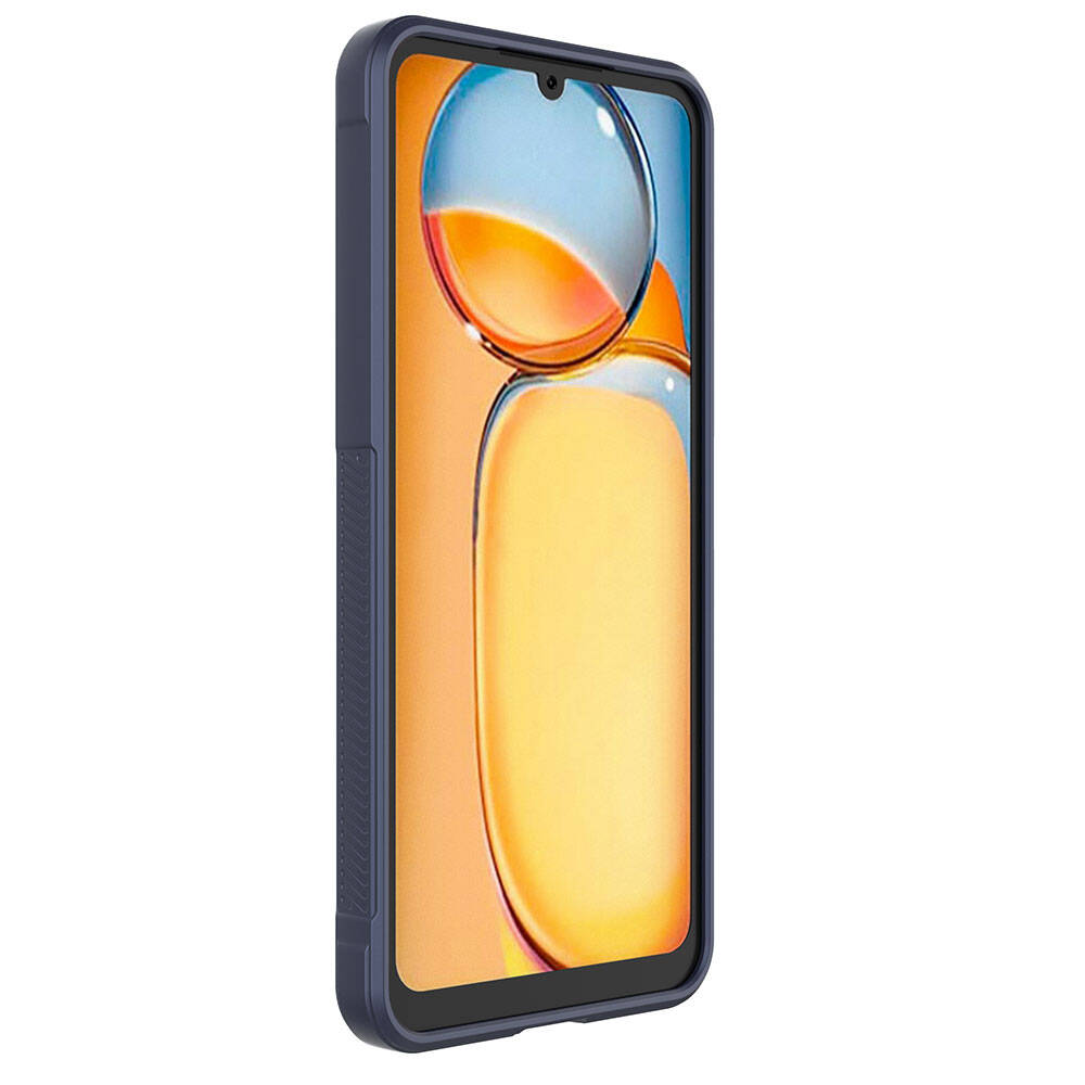 Xiaomi Redmi 13C Kılıf Esnek TPU Oyuklu Arka Yüzey Tasarımlı Zore Etnik Silikon Kapak Siyah