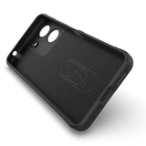 Xiaomi Redmi 13C Kılıf Esnek TPU Oyuklu Arka Yüzey Tasarımlı Zore Etnik Silikon Kapak Siyah