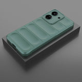 Xiaomi Redmi 13C Kılıf Esnek TPU Oyuklu Arka Yüzey Tasarımlı Zore Etnik Silikon Kapak Lacivert
