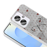 Xiaomi Redmi 13C Kılıf Kamera Korumalı Figürlü Zore Ponti Silikon Kapak Açık Pembe