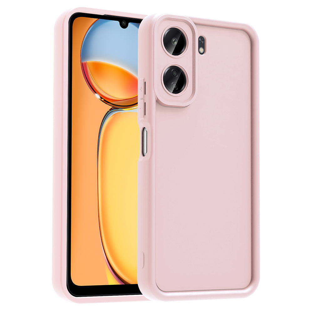 Xiaomi Redmi 13C Kılıf Kamera Korumalı Zore Ananas Kapak Koyu Yeşil