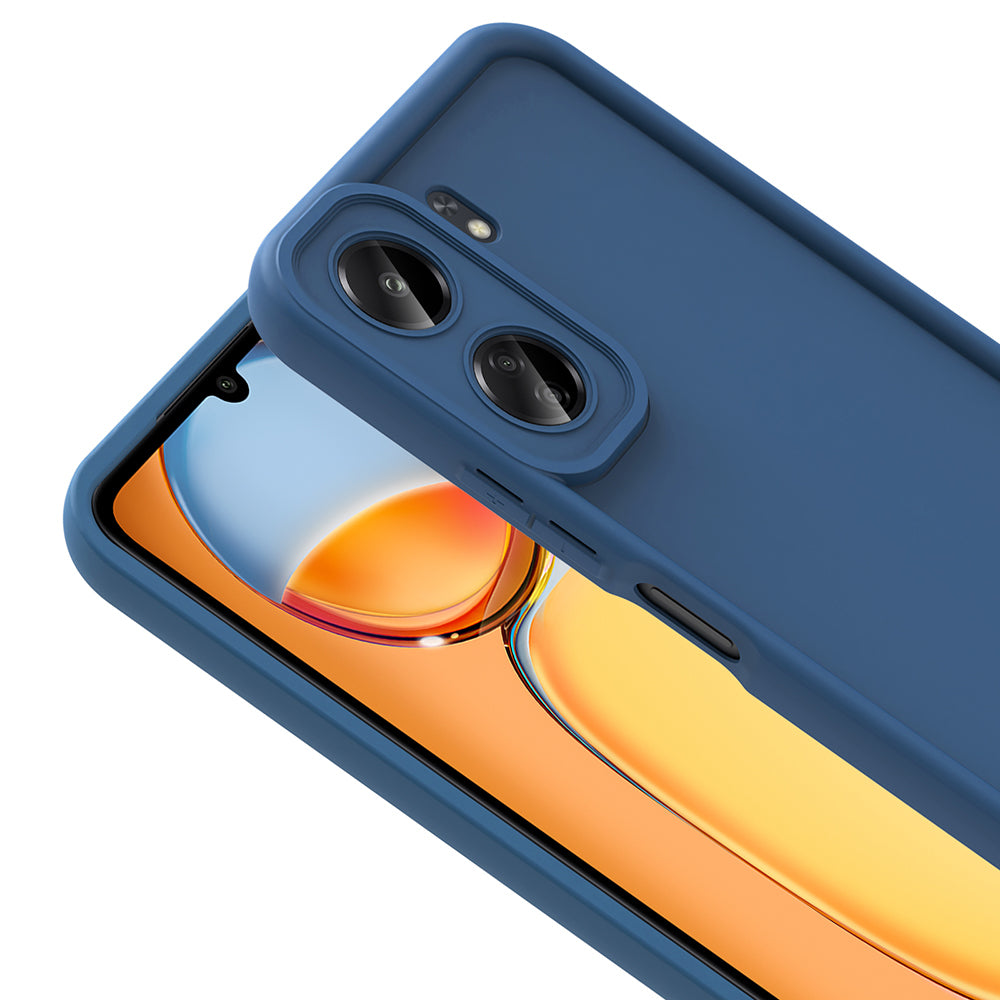 Xiaomi Redmi 13C Kılıf Kamera Korumalı Zore Ananas Kapak Mürdüm