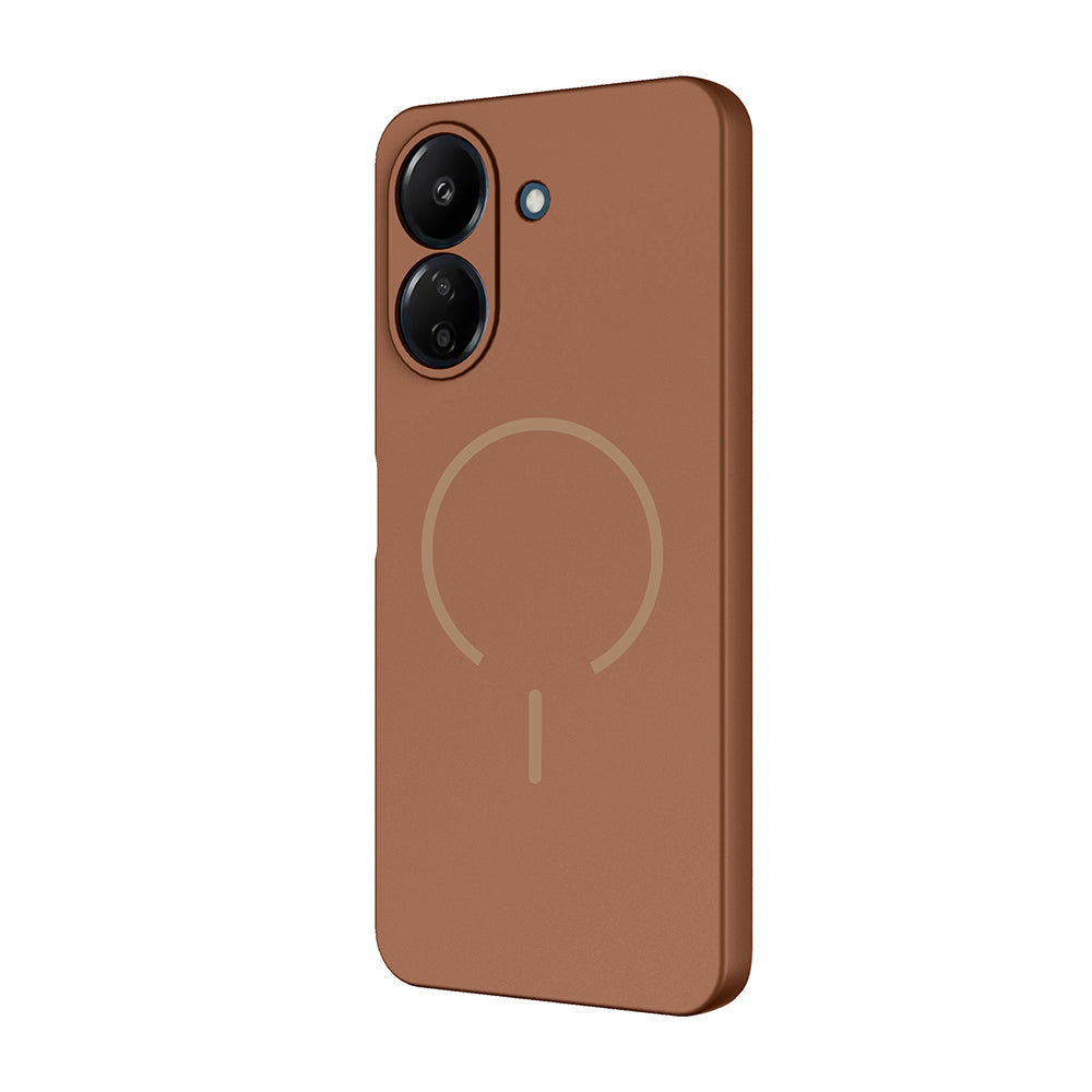 Xiaomi Redmi 13C Kılıf M-safe Şarj Özellikli Zore Meta Kapak Lacivert
