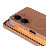 Xiaomi Redmi 13C Kılıf M-safe Şarj Özellikli Zore Meta Kapak Siyah