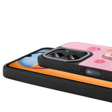 Xiaomi Redmi 13C Kılıf Parlayan Kabartmalı İkonik Figürlü Zore Amas Silikon Kapak Beyaz