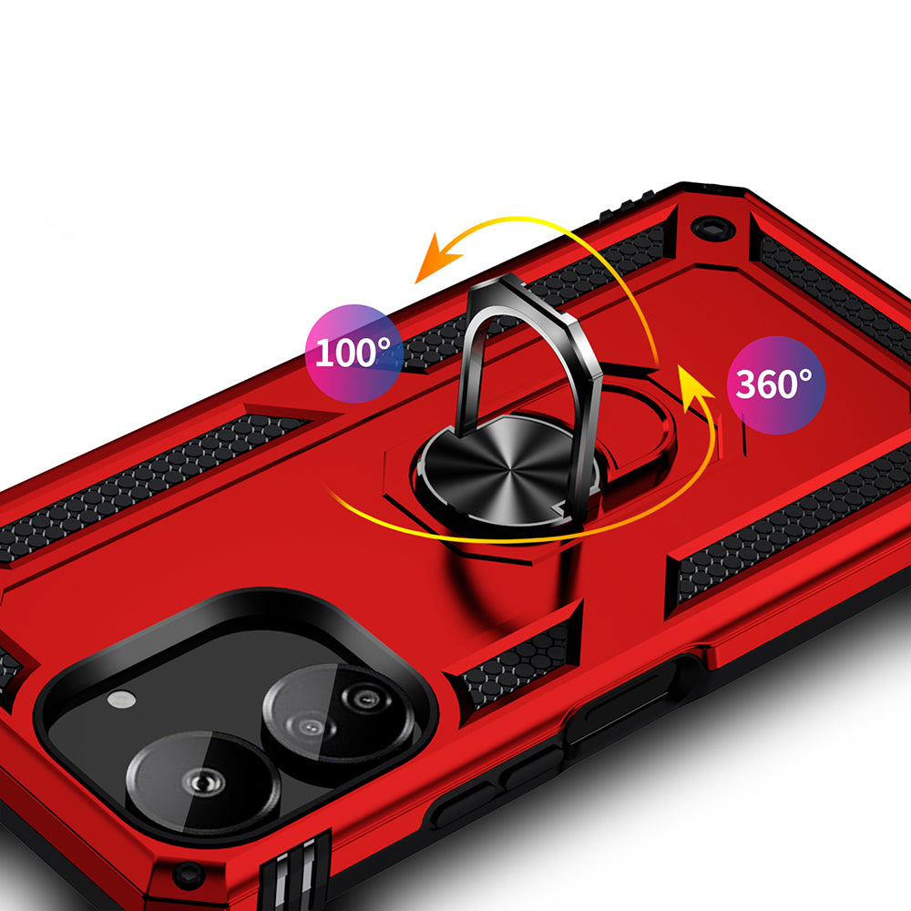 Xiaomi Redmi 13C Kılıf Zore Vega Kapak Kırmızı