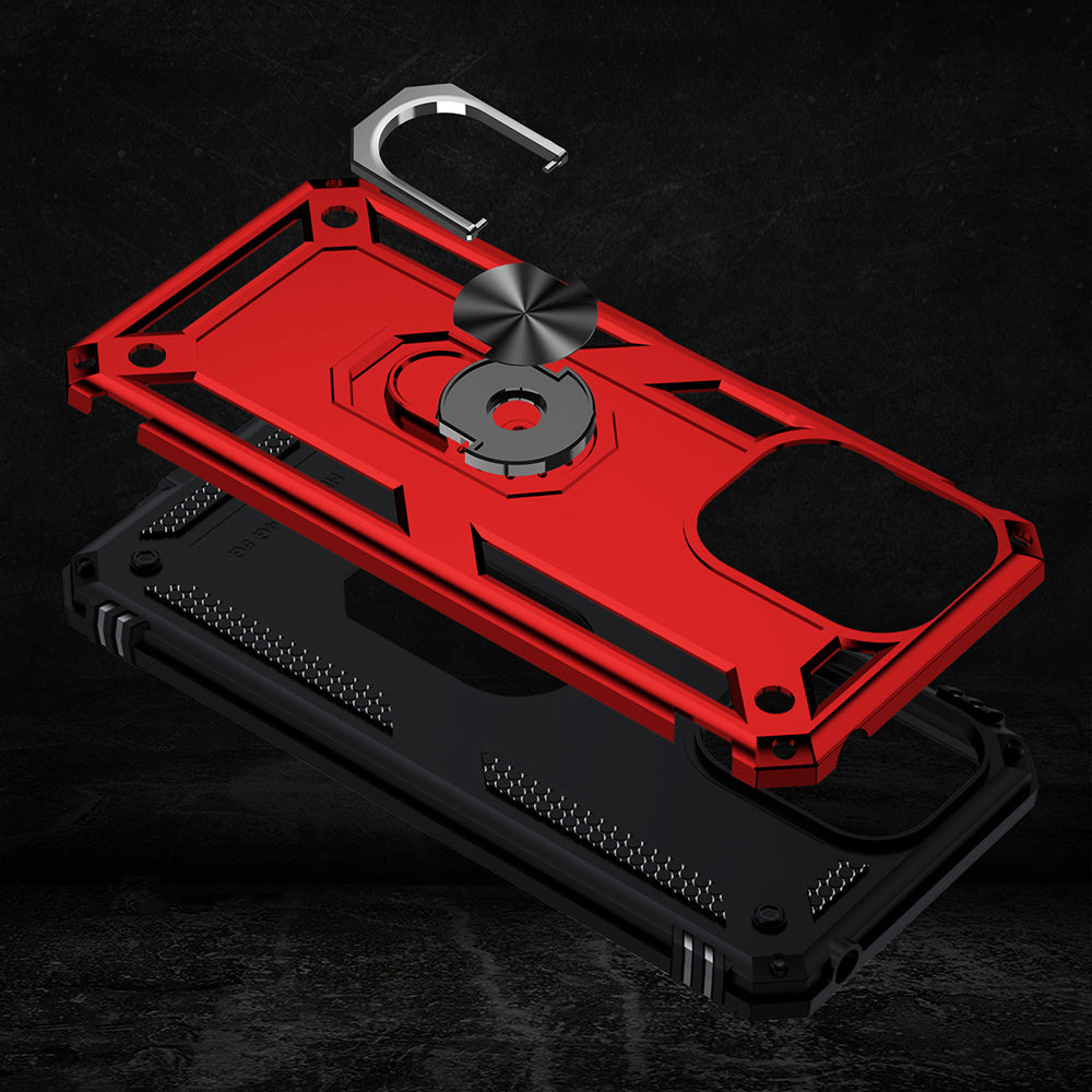 Xiaomi Redmi 13C Kılıf Zore Vega Kapak Kırmızı
