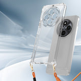 Xiaomi Redmi 14C 4G Kılıf Airbagli Takılabilir Askı Aparatlı Zore Snap Silikon Kapak Şeffaf