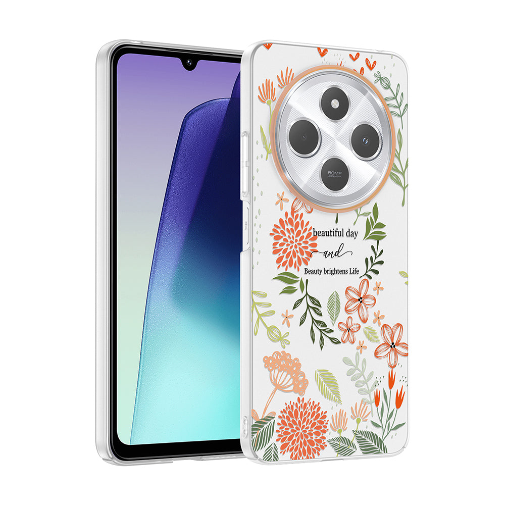 Xiaomi Redmi 14C 4G Kılıf Kamera Korumalı Desenli Zore Klip Kapak Beautiful