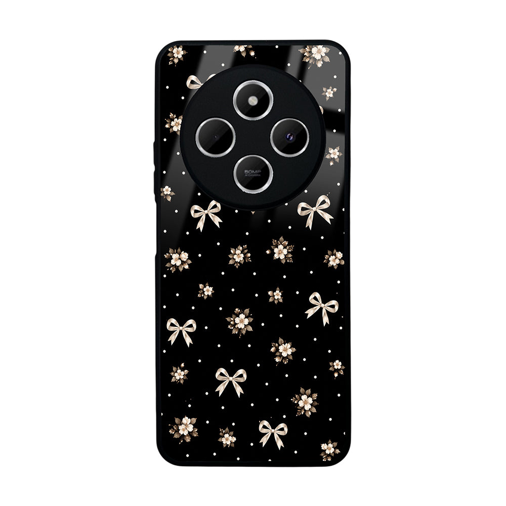 Xiaomi Redmi 14C 4G Kılıf Kamera Korumalı Desenli Zore Lusi Kapak Gold Fiyonk