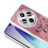 Xiaomi Redmi 14C 4G Kılıf Kamera Korumalı Figürlü Zore Ponti Silikon Kapak Açık Pembe