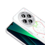 Xiaomi Redmi 14C 4G Kılıf Şeffaf Figürlü Zore Folk Sert Kapak Sevimli Köpek