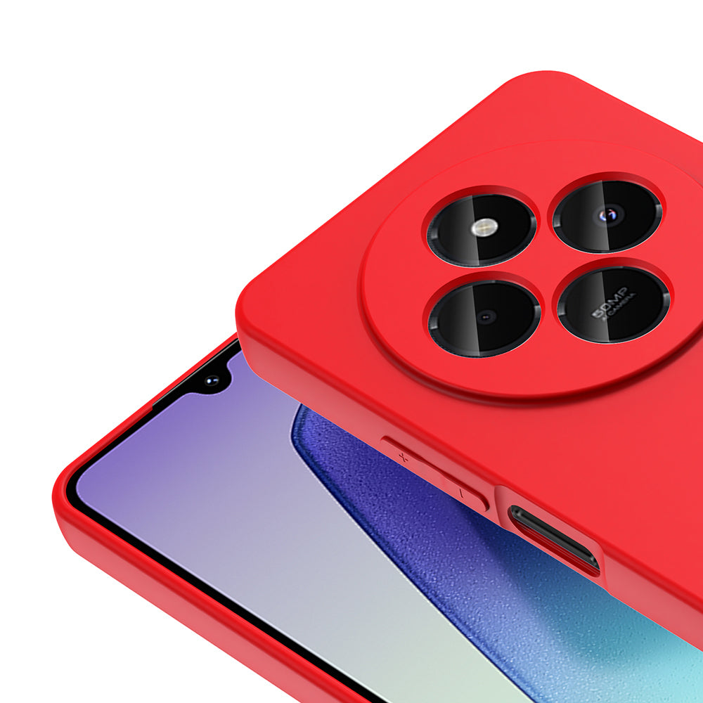 Xiaomi Redmi 14C 4G Kılıf Zore Mara Lansman Kapak Kırmızı