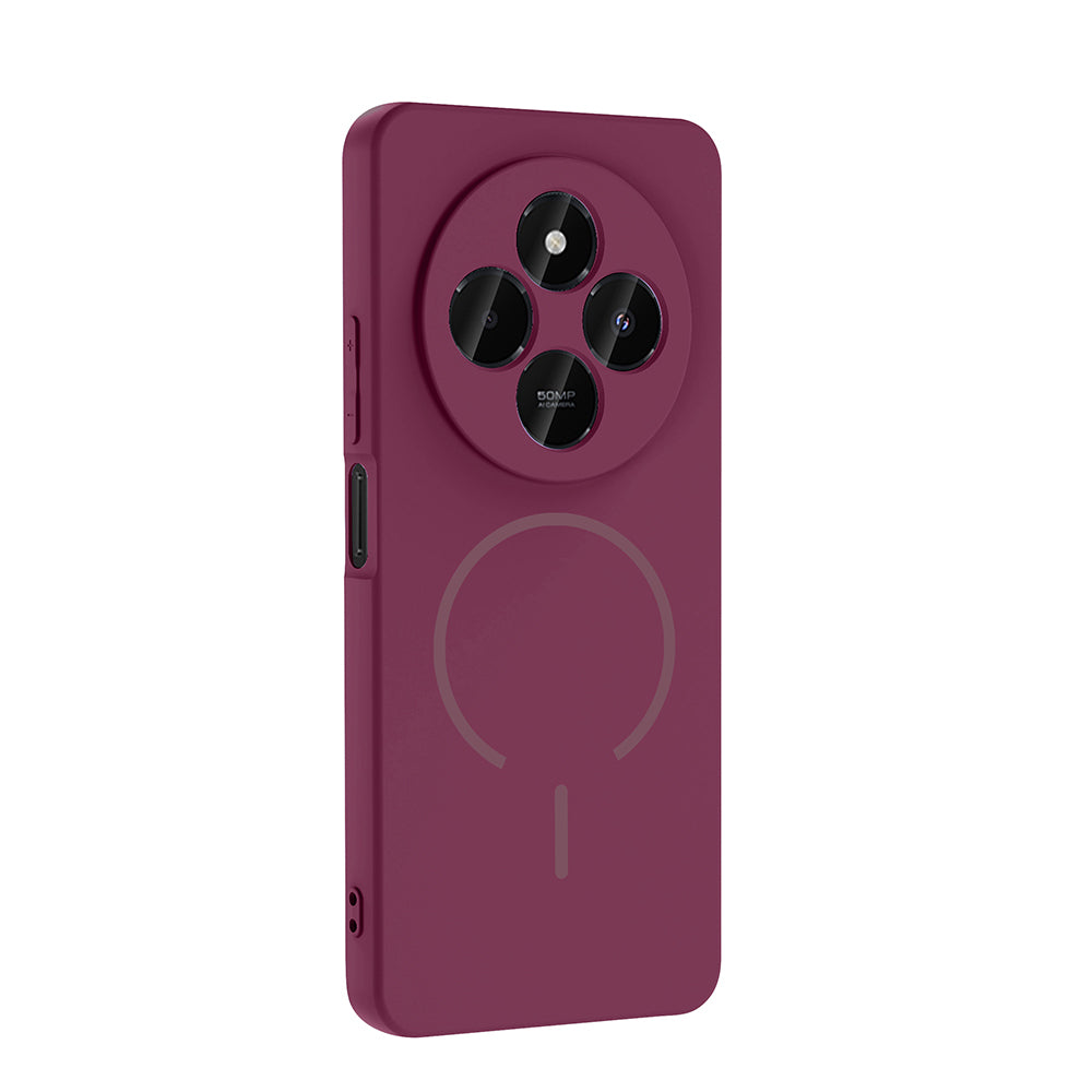 Xiaomi Redmi 14C Kılıf M-safe Şarj Özellikli Zore Meta Kapak Rose Pembe