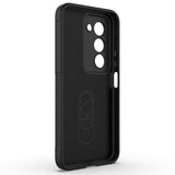 Xiaomi Redmi 15 Kılıf Esnek TPU Oyuklu Arka Yüzey Tasarımlı Zore Etnik Silikon Kapak Lacivert