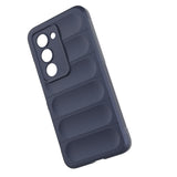 Xiaomi Redmi 15 Kılıf Esnek TPU Oyuklu Arka Yüzey Tasarımlı Zore Etnik Silikon Kapak Lacivert