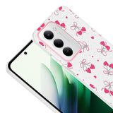 Xiaomi Redmi 15 Kılıf Kamera Korumalı Desenli Zore Klip Kapak Kalpli Kiraz